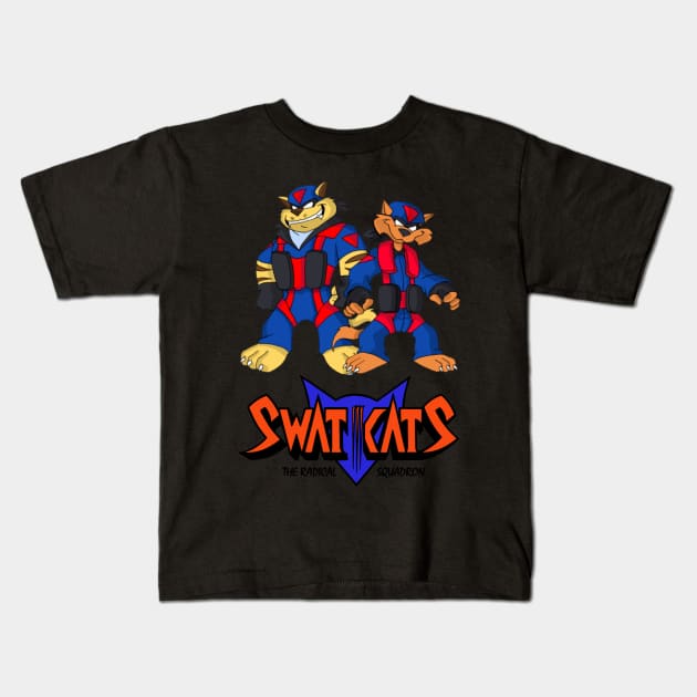 Swat Kats Kids T-Shirt by speedsam